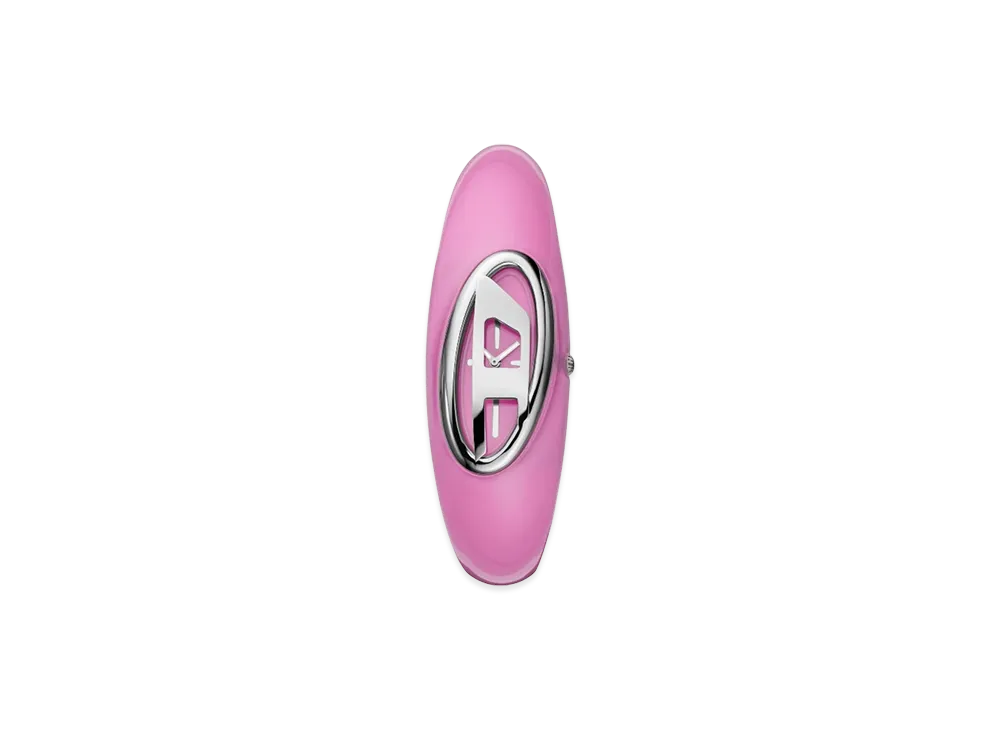Diesel Dz5617 Watch Wonder-D Nylon Resin Watch "Pink White"