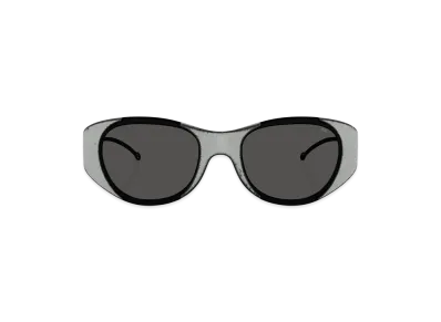 Diesel 0Dl3003 Iconic Oval Sunglasses "Black Gray"