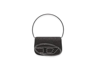 Diesel 1Dr 1Dr-Iconic Shoulder Bag In Glitter Fabric "Black"