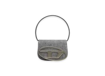 Diesel 1Dr 1Dr-Iconic Shoulder Bag In Stonewashed Denim "Black"