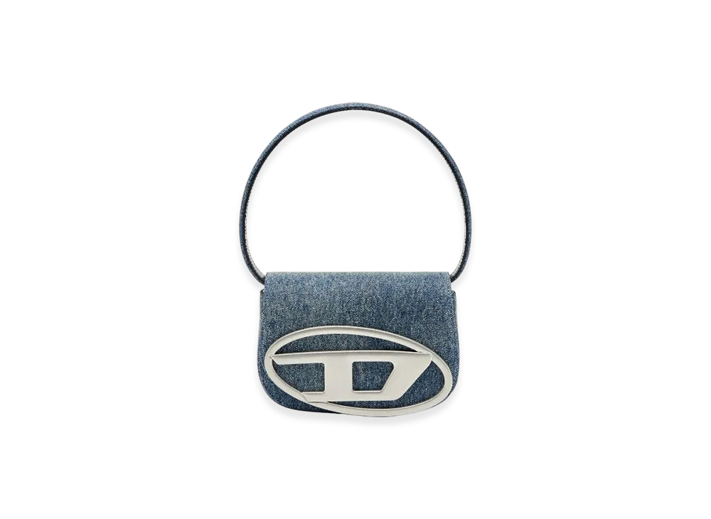 Diesel 1Dr 1Dr-Iconic Shoulder Bag In Solarised Denim "Blue"