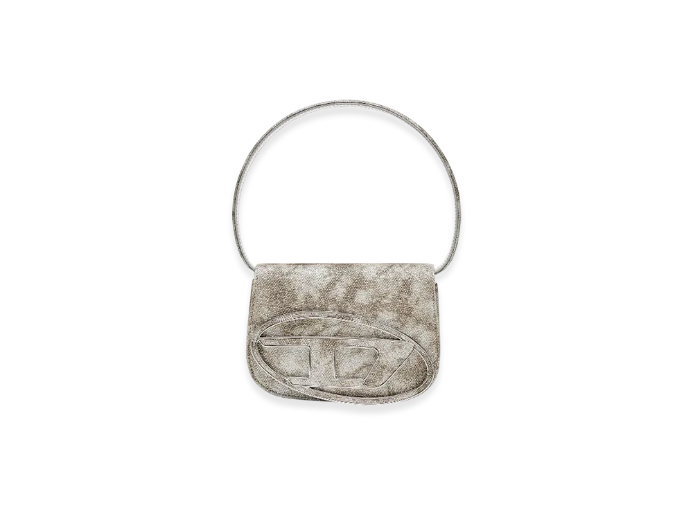 Diesel 1Dr 1Dr-Iconic Shoulder Bag In Shimmer Fabric "Military Green"