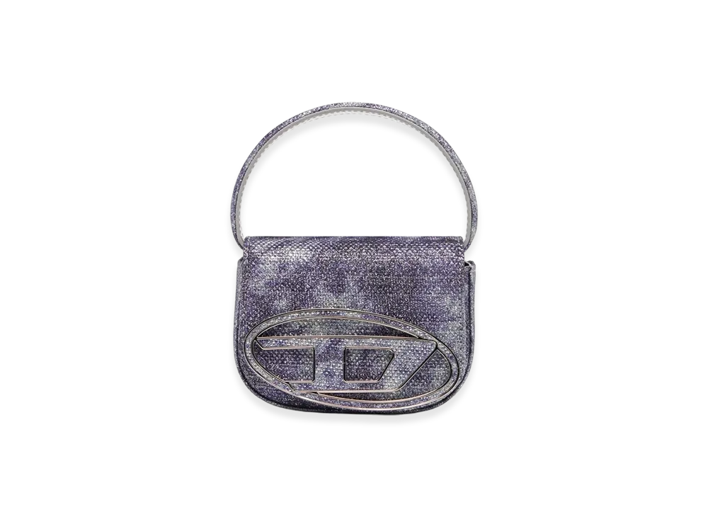 Diesel 1Dr XS 1Dr XS-Iconic Mini Bag In Shimmer Fabric "Blue"