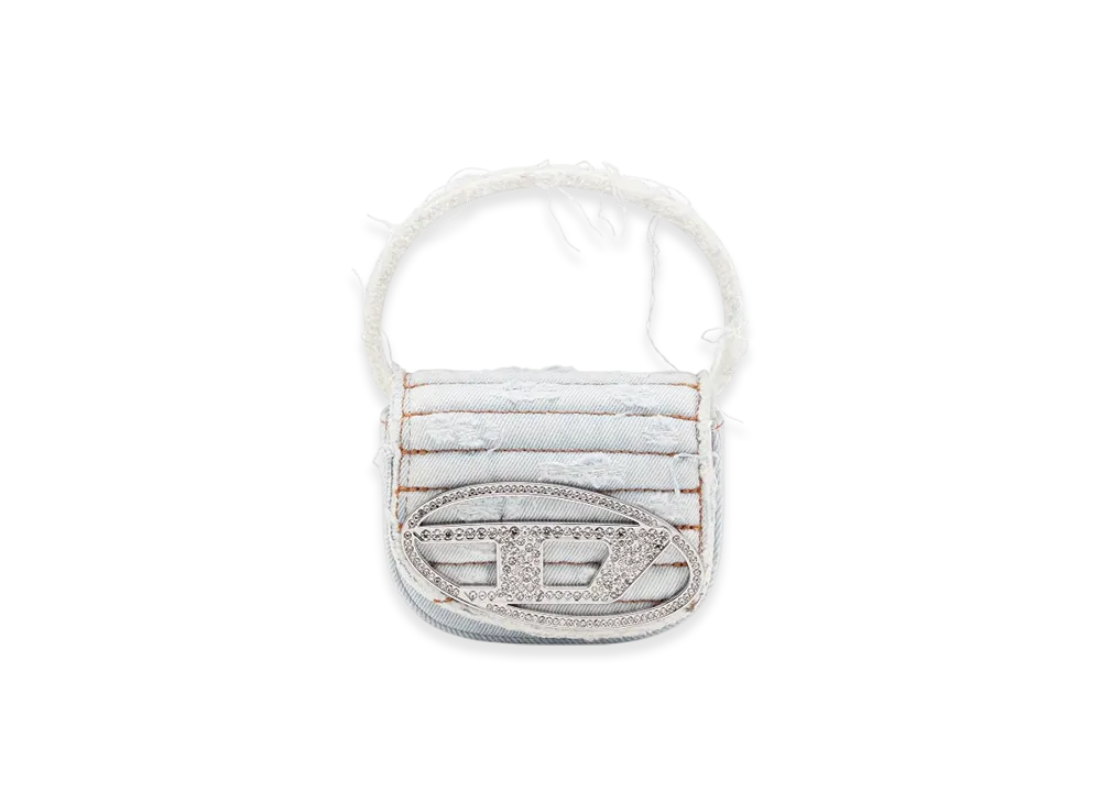 Diesel 1Dr XS 1Dr XS-Iconic Mini Bag In Denim And Leather "Light Blue"