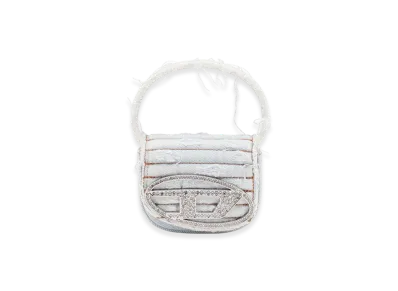 Diesel 1Dr XS 1Dr XS-Iconic Mini Bag In Denim And Leather "Light Blue"