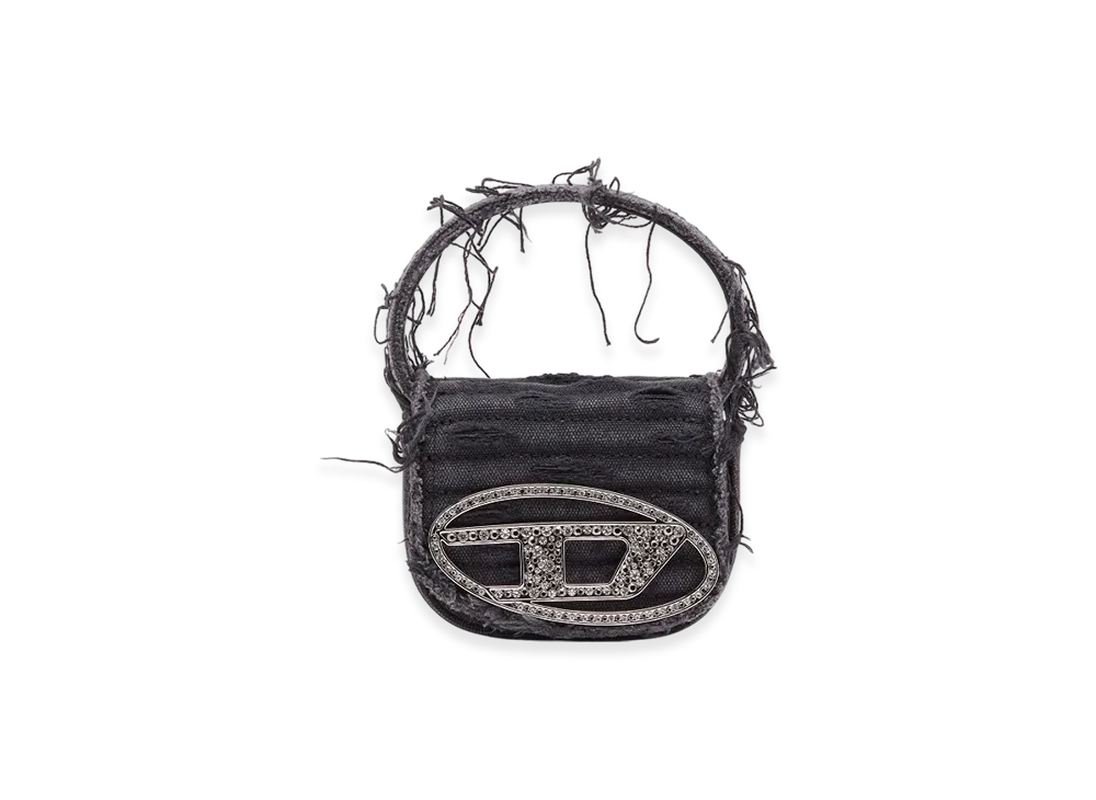 Diesel 1Dr XS 1Dr XS-Iconic Mini Bag In Canvas And Leather "Black"