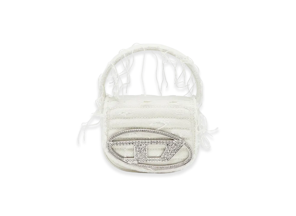 Diesel 1Dr XS 1Dr XS-Iconic Mini Bag In Canvas And Leather "White"