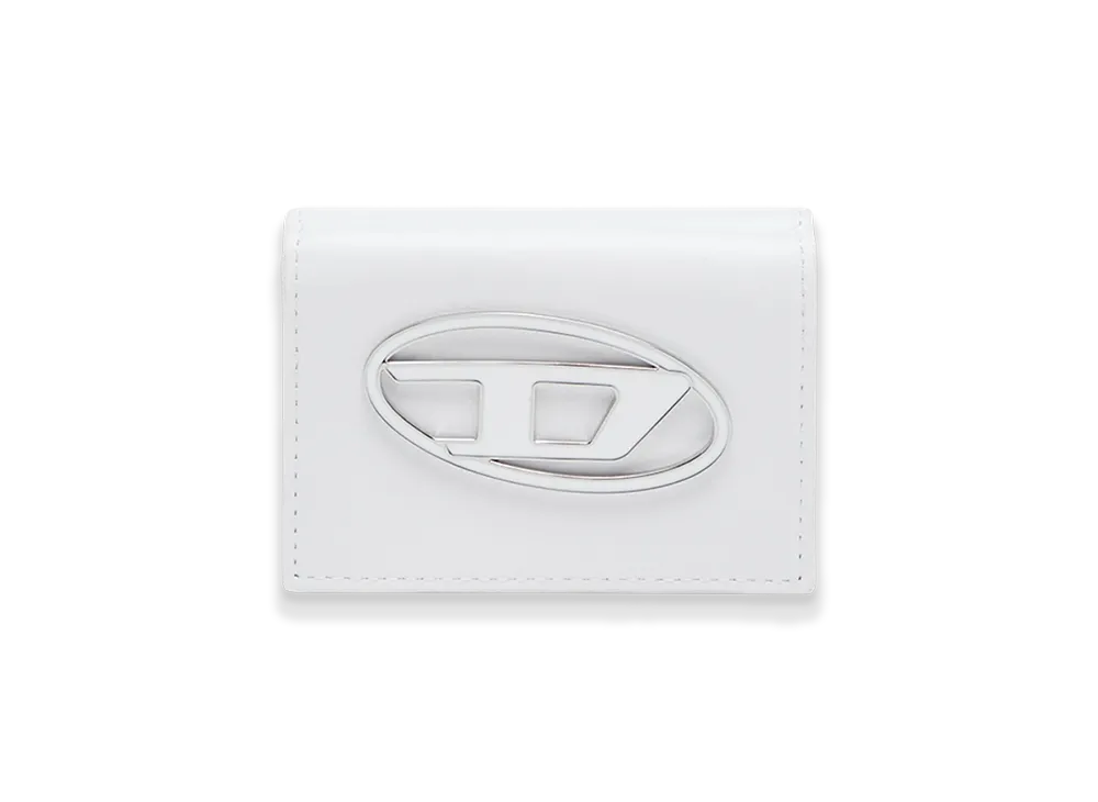 Diesel Lorettina Cow Leather Tri-Fold Wallet "White"