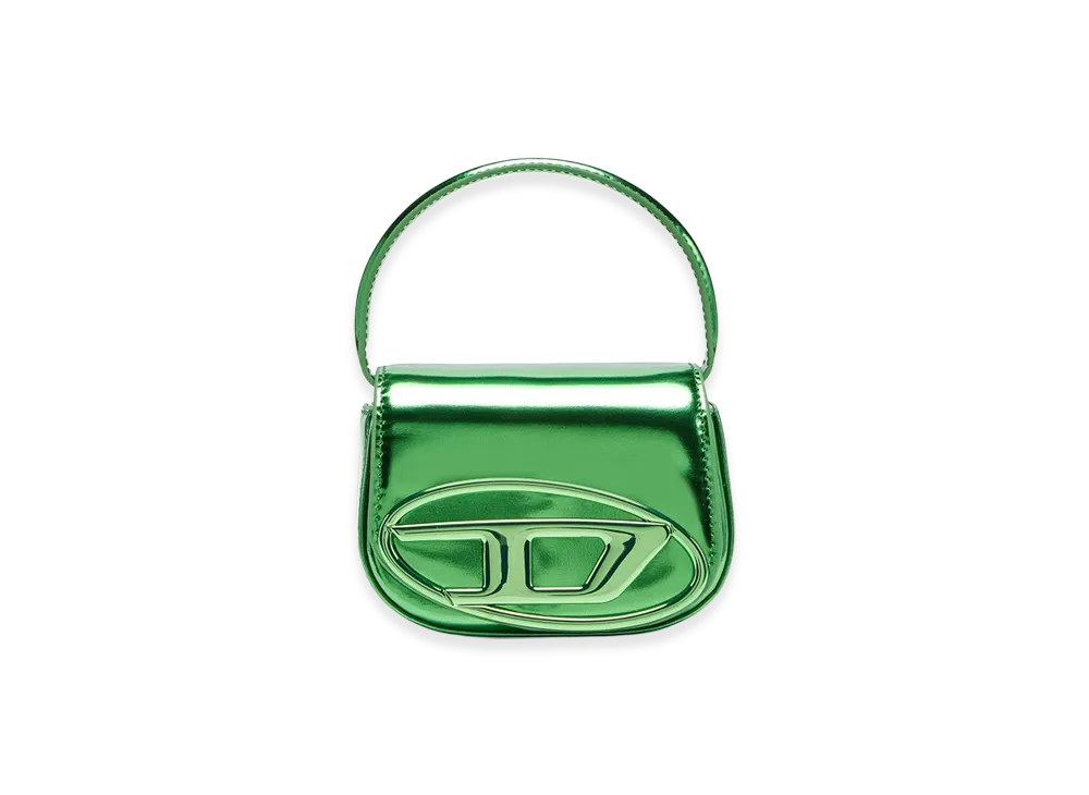 Diesel 1Dr-XS-S Cow Leather Shoulder Bag XS "Green"