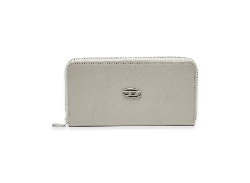 Diesel Continental Zip L Long Wallet "Light Gray"