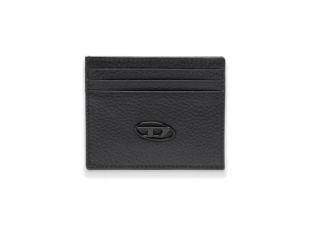 Diesel Card Case Cow Leather Card Case "Black"