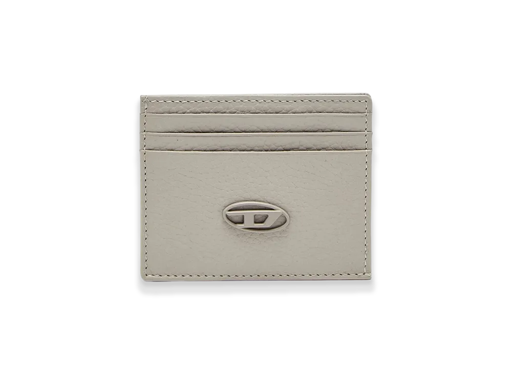 Diesel Card Case Cow Leather Card Case "Light Gray"