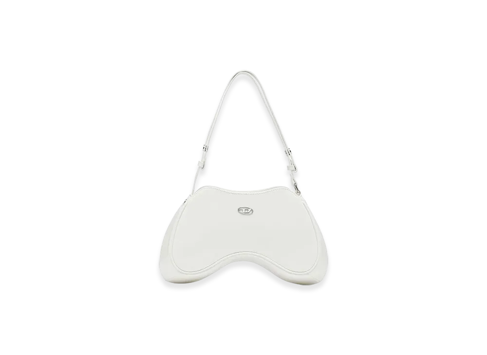 Diesel Play Shoulder Play-Glossy Shoulder Bag "White"