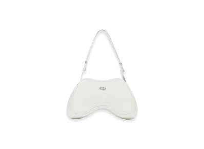 Diesel Play Shoulder Play-Glossy Shoulder Bag "White"