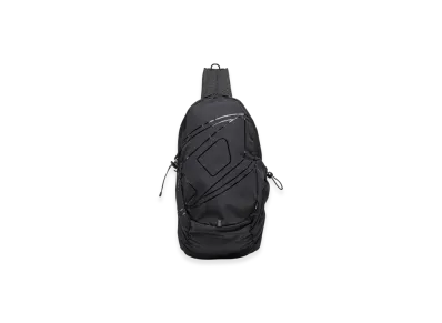 Diesel Drape Sling Bag Nylon Sling Bag "Black"