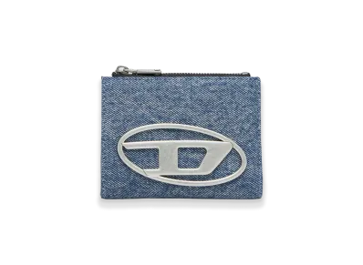 Diesel 1Dr Bi-Fold Zip Ii Small Bi-Fold Wallet In Denim "Blue"