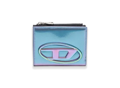 Diesel 1Dr Bi-Fold Zip Ii Small Iridescent Wallet "Azure"