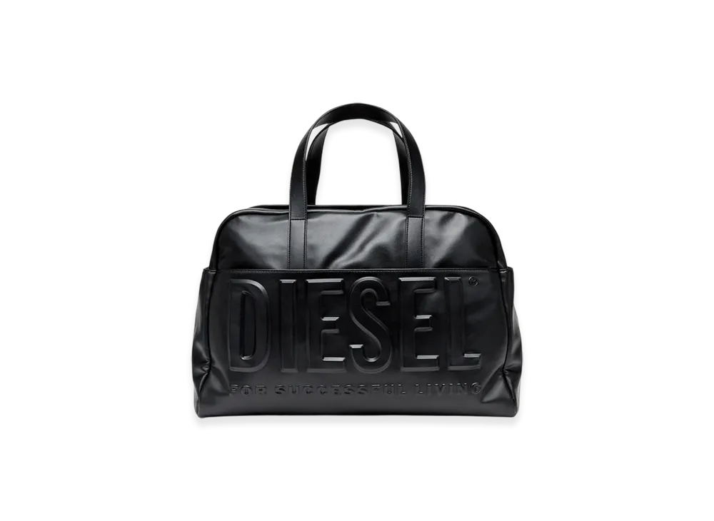 Diesel Dsl 3D Duffle L x Dsl 3D L-Duffle Bag With Extreme 3D Logo "Black"