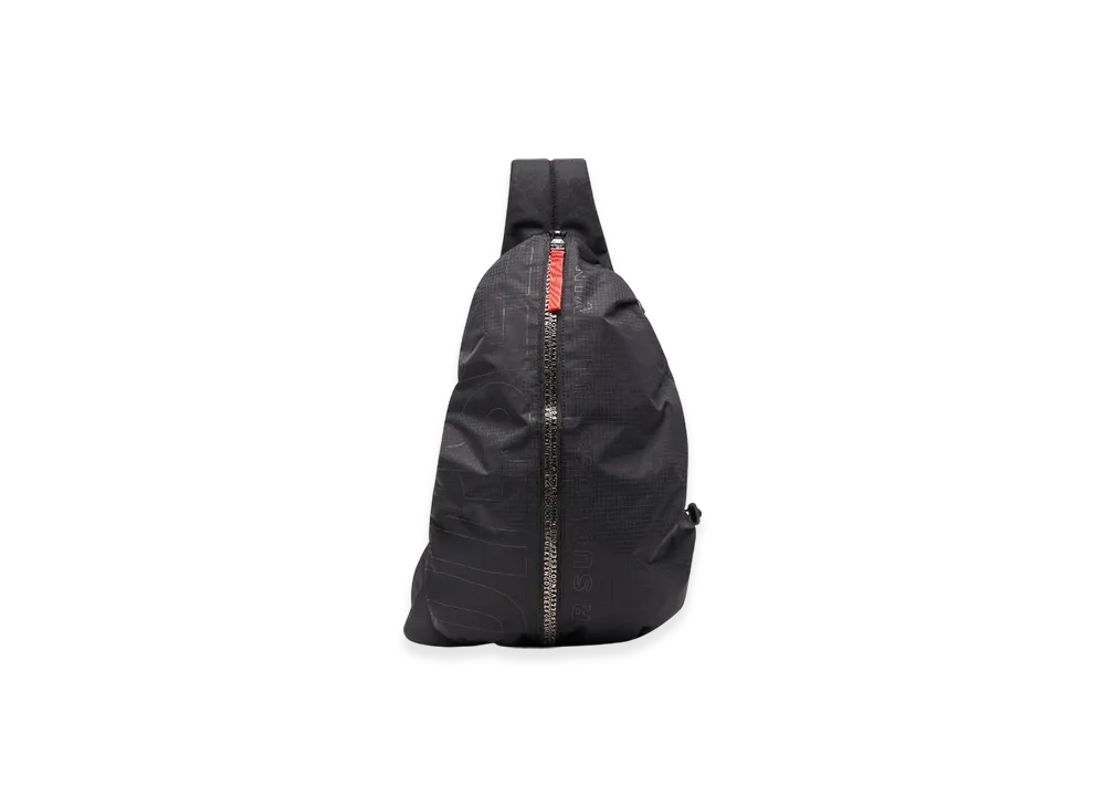 Diesel Zip-D Sling Bag x Zip-D-Sling Backpack In Check-Jacquard Shell "Black"
