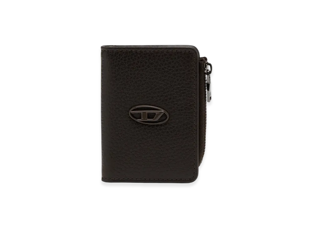 Diesel Hissu Evo Card Holder L Leather Card Holder "Brown"