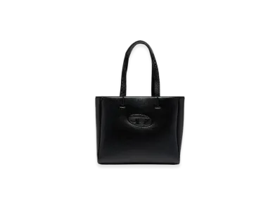 Diesel Holi-D Shopper Ew Holi-D-Square Shopper In Bonded Neoprene "Black"