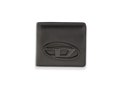 Diesel Holi-D Bi Fold Coin S 3D Bi-Fold Wallet In Leather "Black"