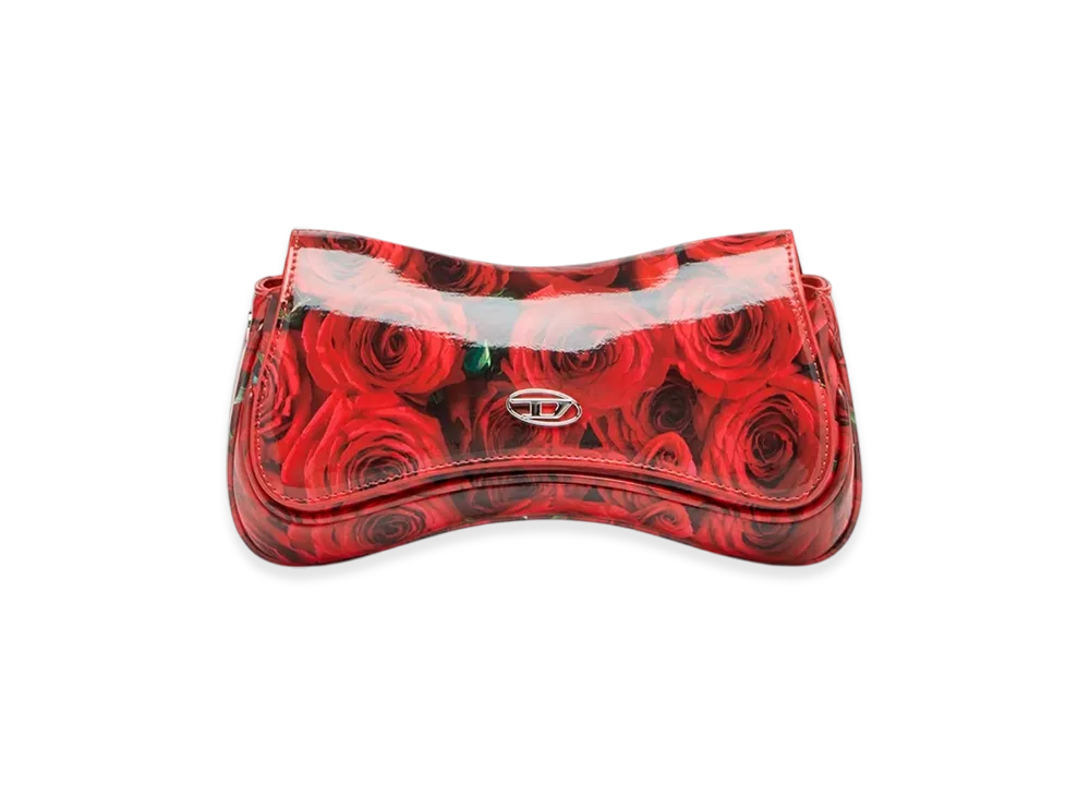 Diesel Play Clutch Play-Glossy Clutch With Print "Red"