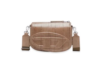 Diesel 1Dr Camera Bag 1Dr-Camera Bag In Eel-Effect Leather "Light Brown"