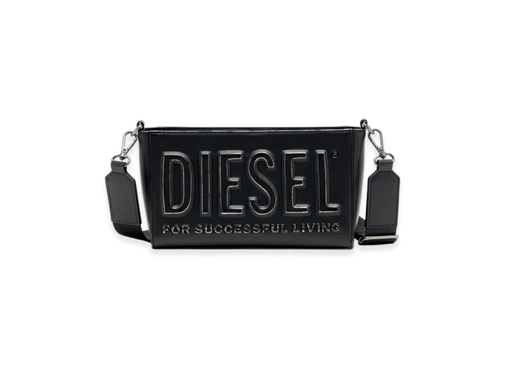 Diesel Dsl 3D Camera Bag x Dsl 3D-Camera Bag In Brushed Pu "Black"