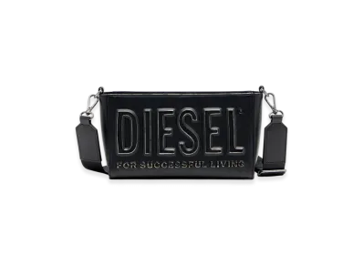 Diesel Dsl 3D Camera Bag x Dsl 3D-Camera Bag In Brushed Pu "Black"