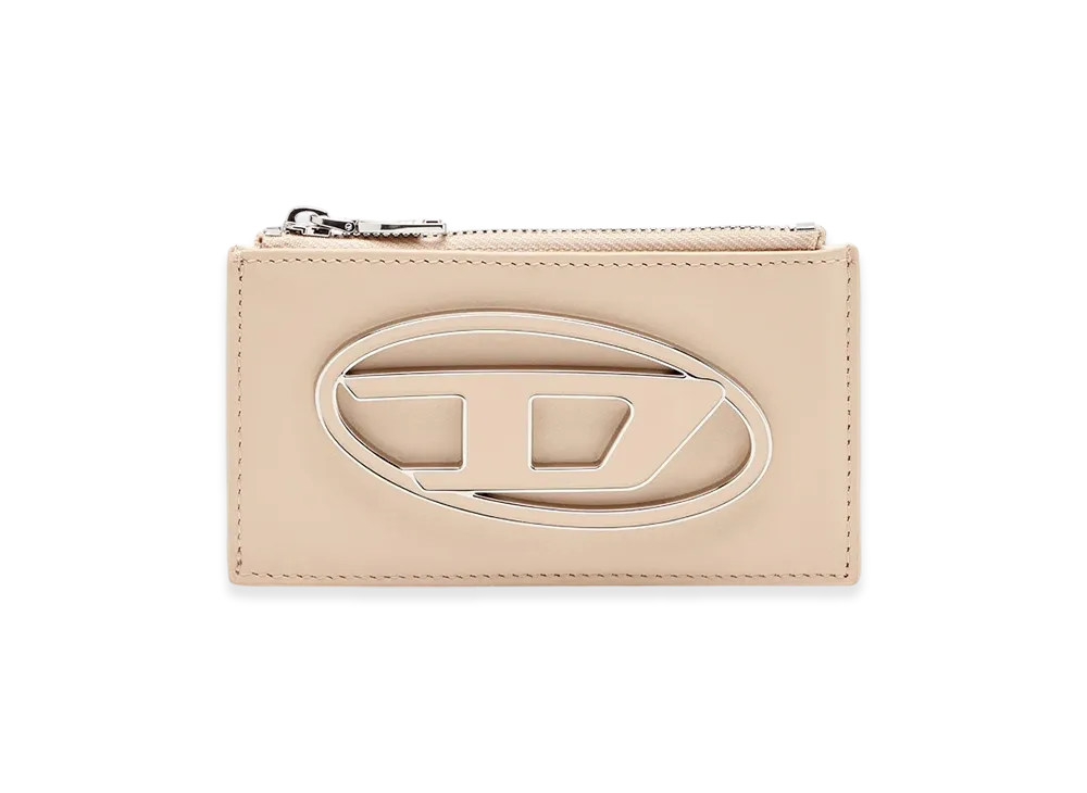 Diesel 1Dr Card Holder Iii Flat Card Holder In Nappa Leather "Beige"