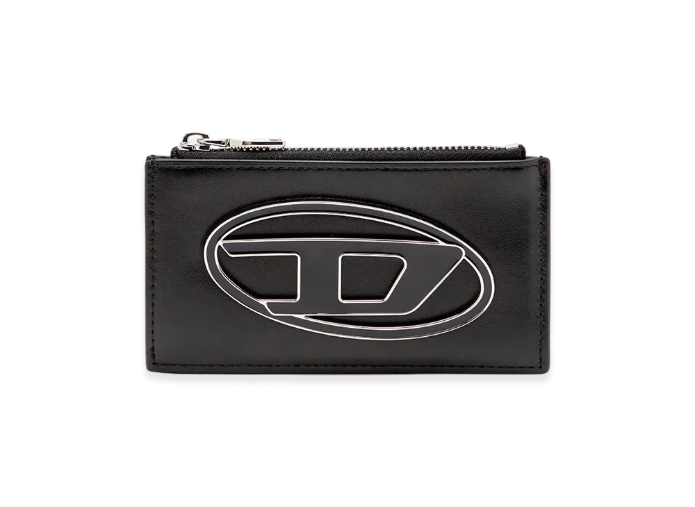 Diesel 1Dr Card Holder Iii Flat Card Holder In Nappa Leather "Black"