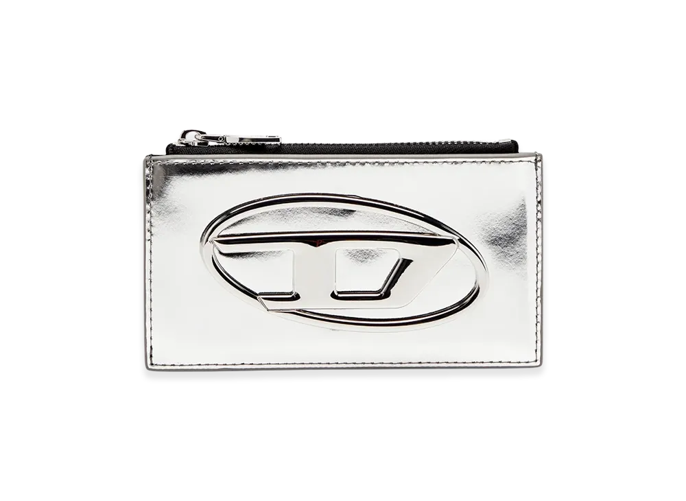 Diesel 1Dr Card Holder Iii Card Holder In Mirror Leather "Silver"