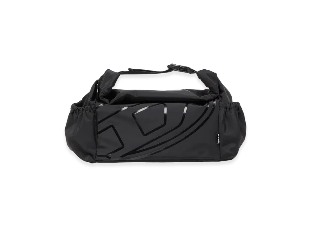 Diesel Drape Wash Bag x Nylon Wash Bag With Oval D Print "Black"