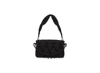 Diesel Charm-D Pouch Pouch In Quilted Nylon "Black"