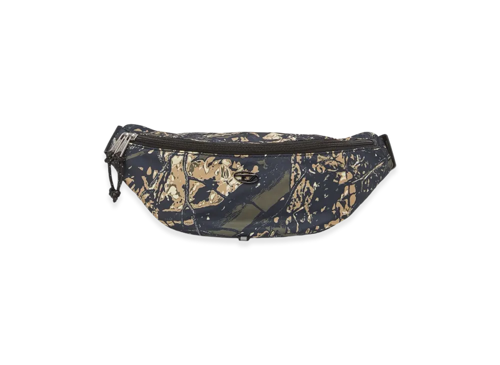Diesel D-Pack Beltbag x D-Pack-Belt Bag In Camo-Print Fabric "Military Green"