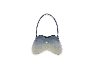 Diesel Double-D Shoulder Double-D-Shoulder Bag In Solarised Denim "Light Blue"