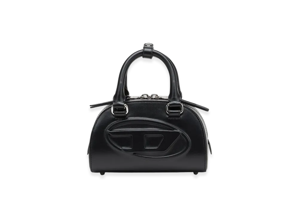Diesel 1Dr Dome Crossbody 1Dr Dome-Leather Mini Bowling Bag "Black"
