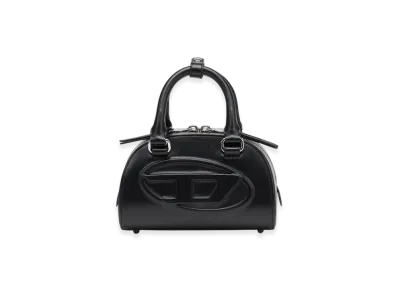 Diesel 1Dr Dome Crossbody 1Dr Dome-Leather Mini Bowling Bag "Black"