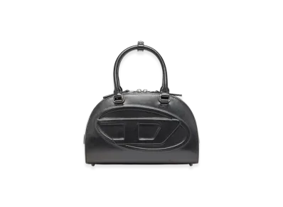 Diesel 1Dr Dome Top Handle 1Dr Dome-Leather Bowling Bag "Black"