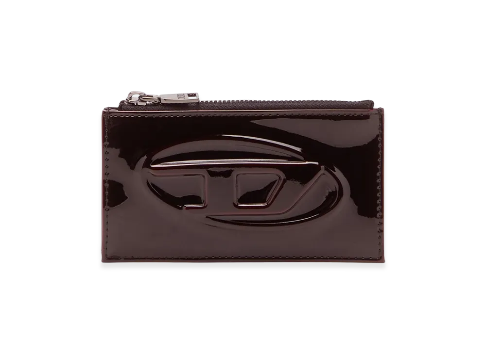 Diesel 1Dr Card Holder Iii Slim Card Holder In Liquid Pu "Burgundy"