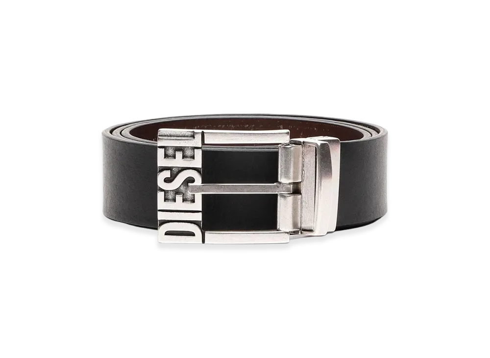 Diesel B-Shift Ii Cow Leather Belt "Black Brown"