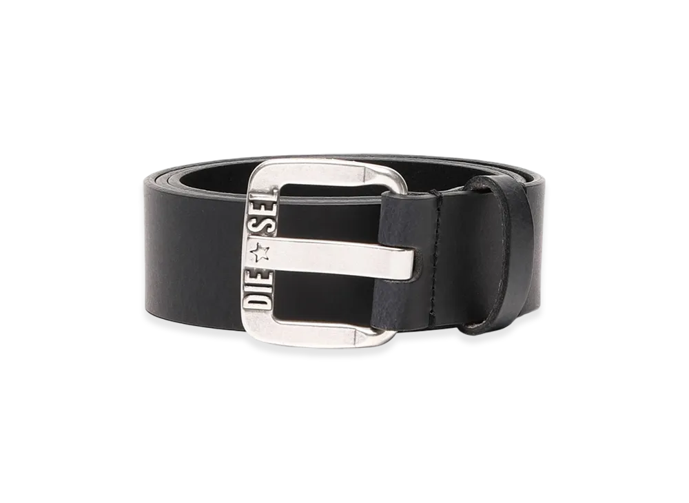 Diesel B-Star Ii Leather Belt "Black"