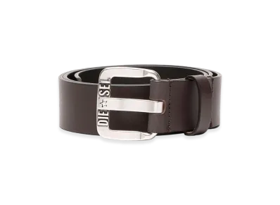 Diesel B-Star Ii Leather Belt "Dark Brown"