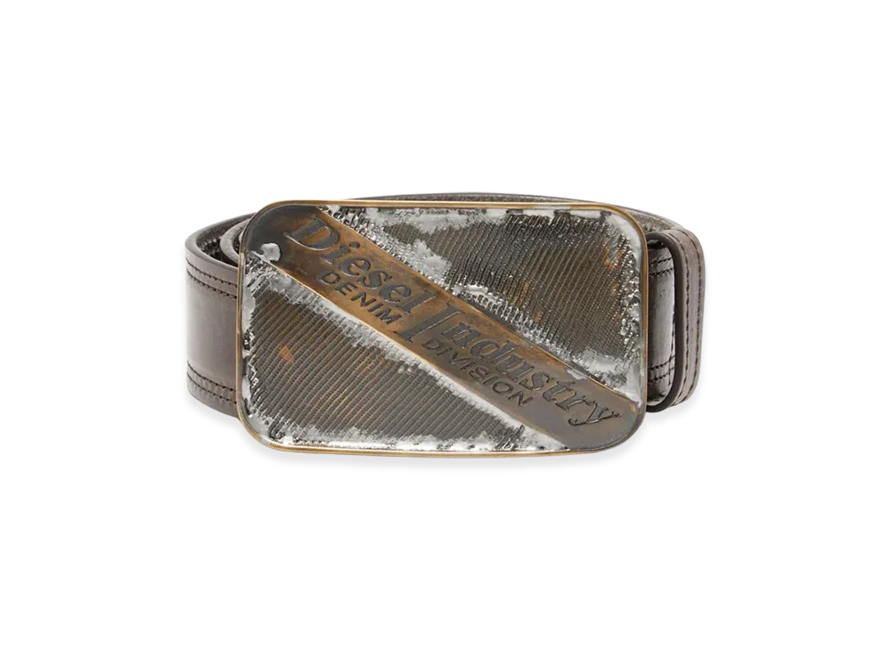 Diesel B-Industry 4Cm Archival Belt With Rust-Effect Buckle "Brown"