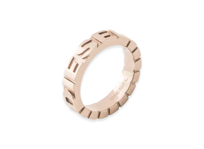 Diesel Pinkgold Ring Dx0910 Jewelry Rings "Gold"