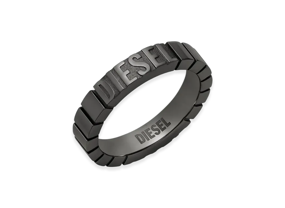 Diesel Dx1612060 Stainless Steel Band Ring "Black"