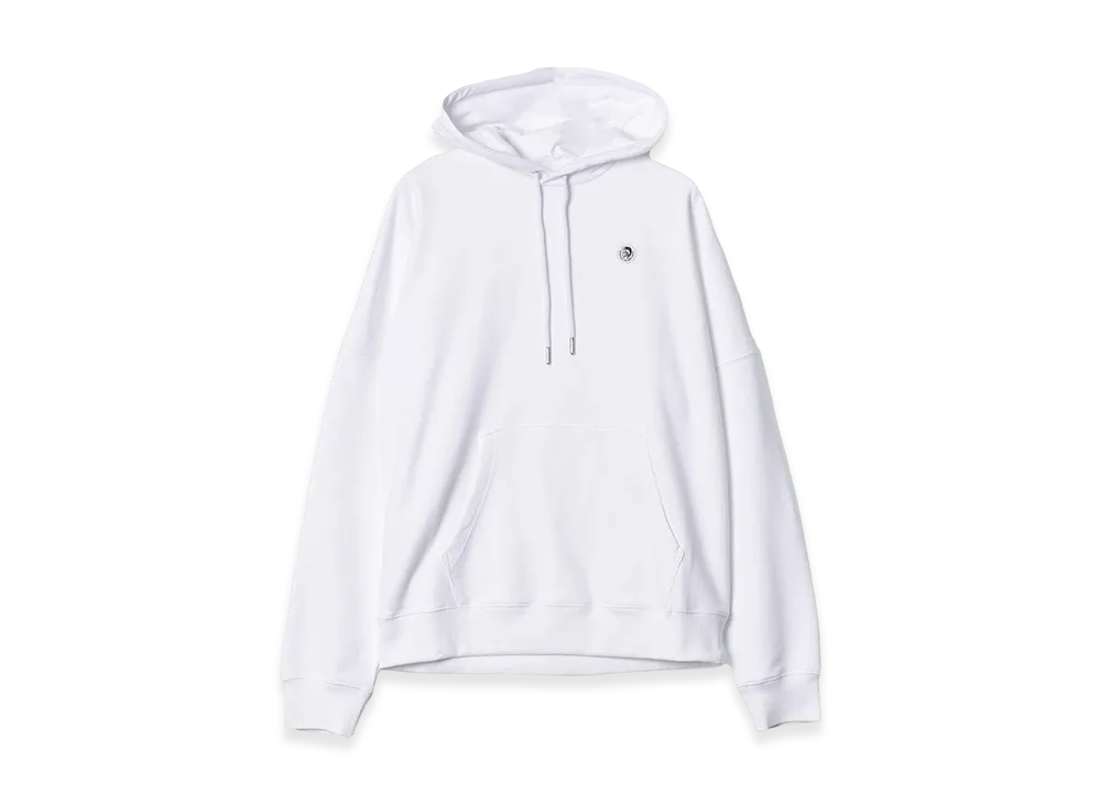 Diesel S Krib Hood Romohi Sweat Shirt "White"