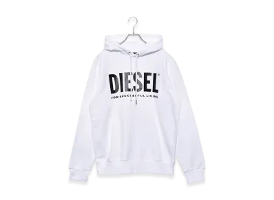 Diesel S Gir Hood Dvsn Lg Felpa "White"