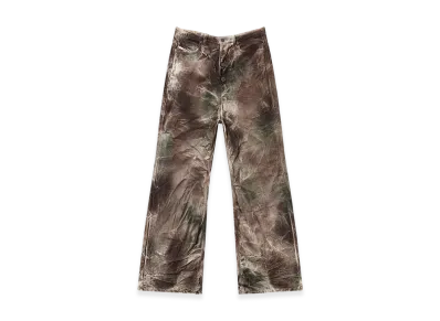 Diesel x Thug Club P-Thug-Pant Pants In Crinkled Camo Canvas "Brown/Green"